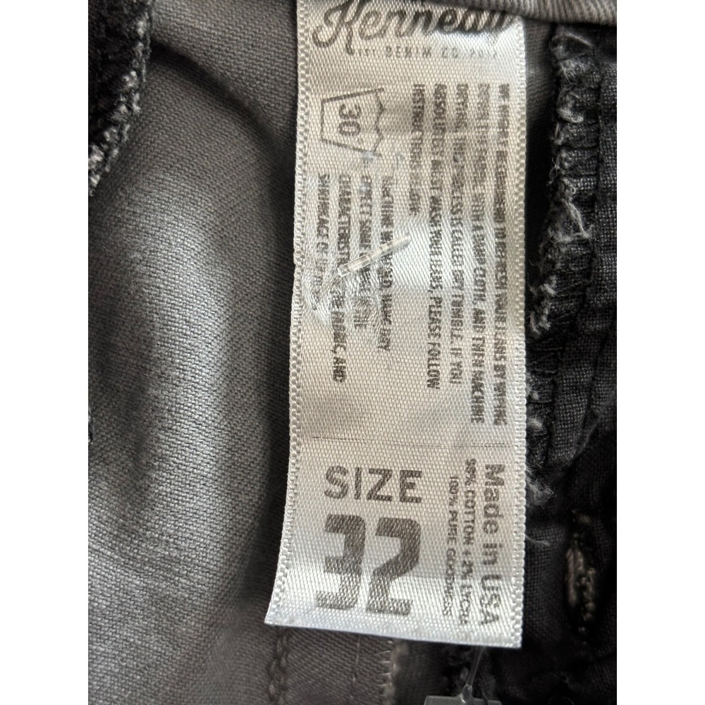 Kennedy Denim Co Mens Grey Chino Pants Size 32 Made in USA Cotton Lycra Blend - Picture 5 of 7
